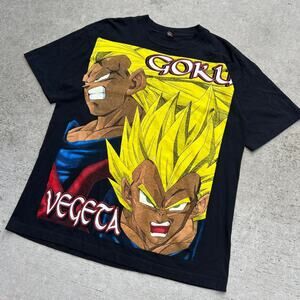 Vintage Dragon Ball Z AOP Bootleg tee Single Stitch